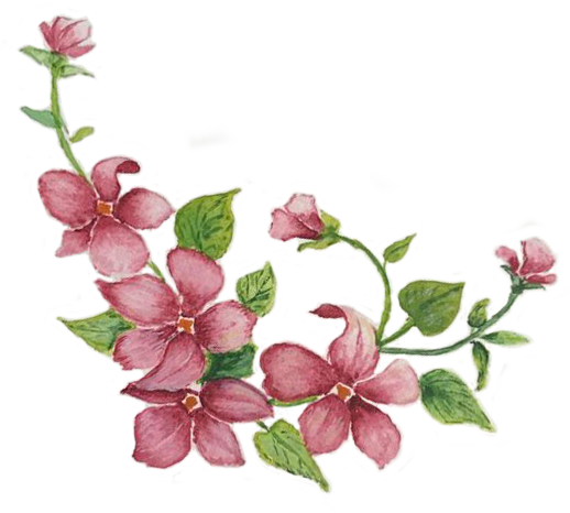 Blumengirlande gemalt von Anton Reich, Waigolshausen