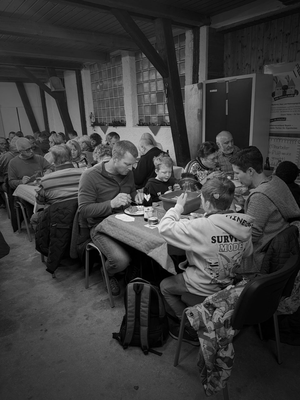 Volles Haus Blick in die Halle