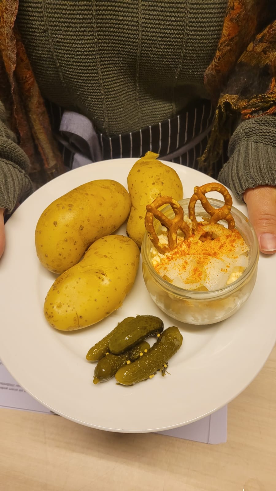 Kartoffeln mit Gerupfter